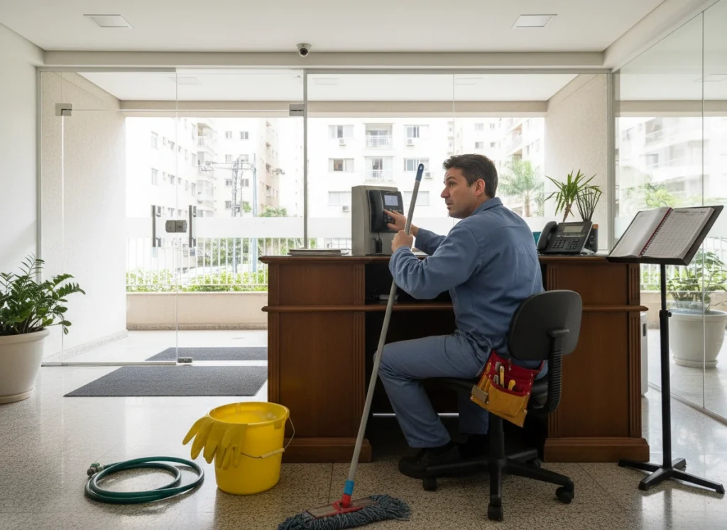 acúmulo de funções dos funcionários em condomínios