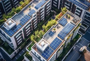 energia solar em condomínios, energia solar fotovoltaica em condomínios, energia solar térmica em condomínios, energia solar em apartamento, energia solar em condomínios verticais.